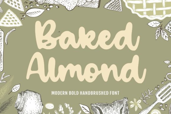 Baked Almond: A Bold Handwritten Font for Brands