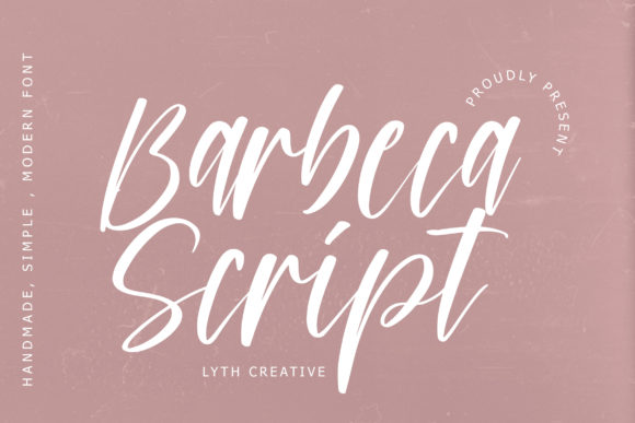 Barbeca: A Modern Handwritten Font for Elegant Design