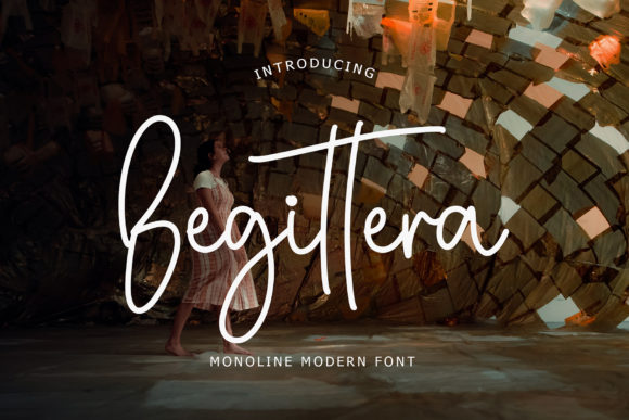 Begittera: A Casual Script Font for Makers