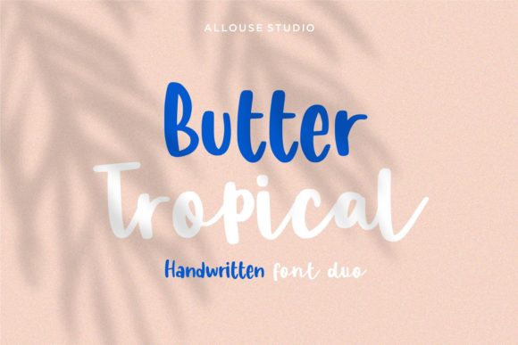 Butter Tropical: A Friendly Handwritten Font for Web Design