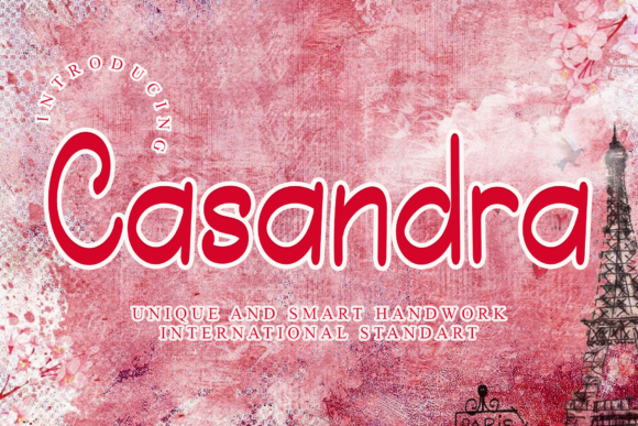 Casandra: A Sweet Handwritten Font for Branding