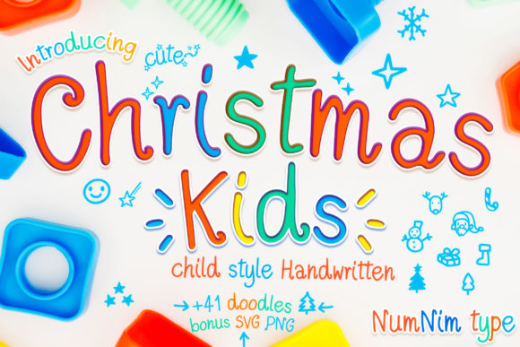 Christmas Kids: A Joyful Handwritten Font for Marketers