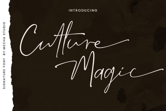 Culture Magic: A Delicate Handwritten Font for Web Design
