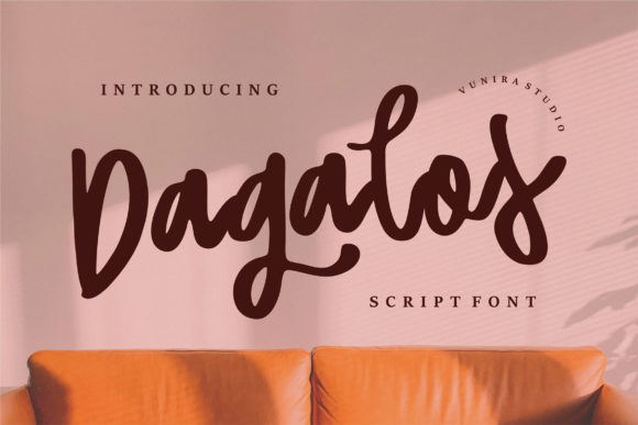Dagalos: A Unique Handwritten Font for Crafters