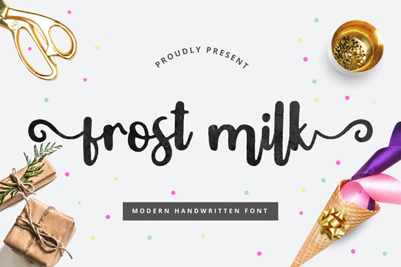 Frost Milk: A Charming Script Font for Editorial Design