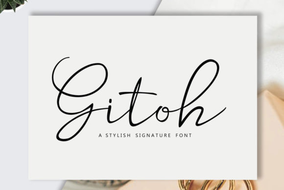 Gitoh: A Refined Handwritten Font for Editorial Design