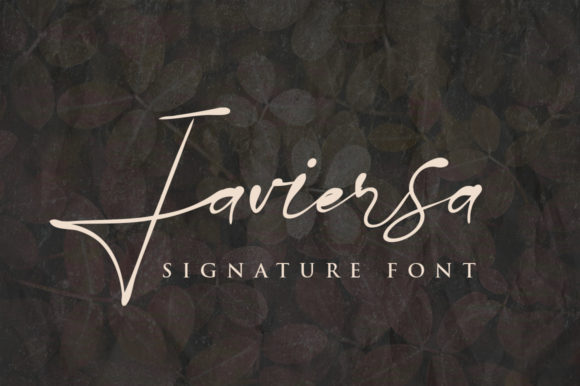 Javiersa: A Romantic Handwritten Font for Web Design