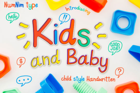 Kids and Baby: A Joyful Handwritten Font for Campaigns