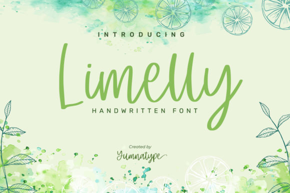 Limelly: An Elegant Handwritten Font for Editorial Design