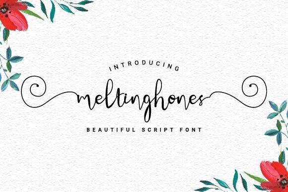 Meltinghones: A Handwritten Font for Small Business Branding