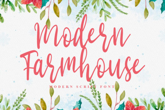 Modern Farmhouse: A Timeless Handwritten Font for Branding