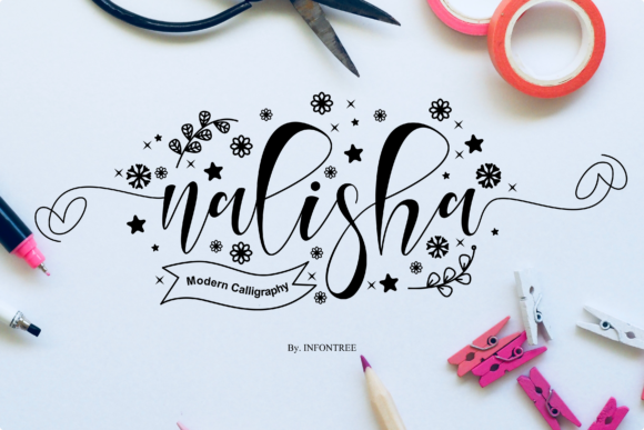 Nalisha: A Romantic Handwritten Font for Branding