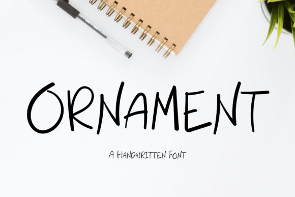Ornament: A Quirky Handwritten Font for Modern Editorial Design