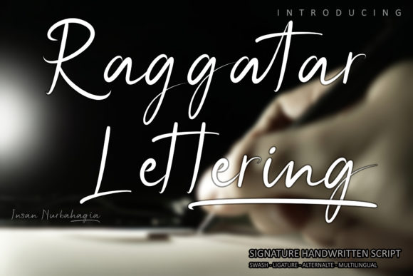 Raggatar Lettering: A Handwritten Font for Campaigns
