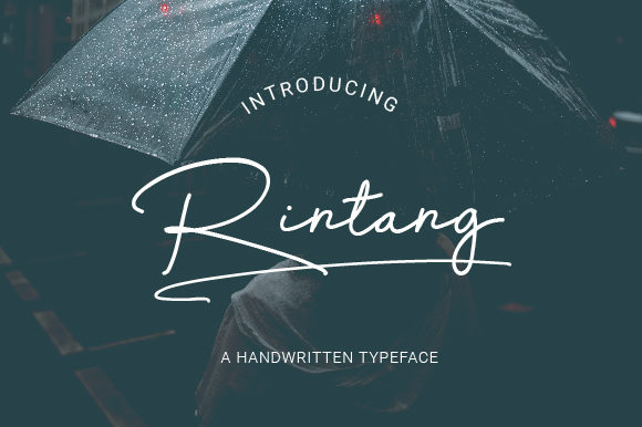 Rintang: A Handwritten Font for Modern Marketing