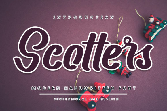 Scotters: A Handwritten Font for Editorial Design