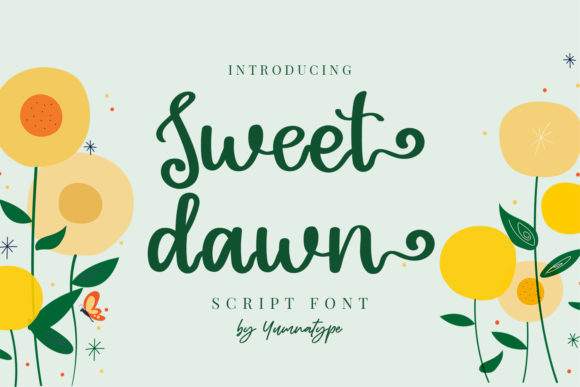 Sweet Dawn: A Handwritten Font for Business Branding