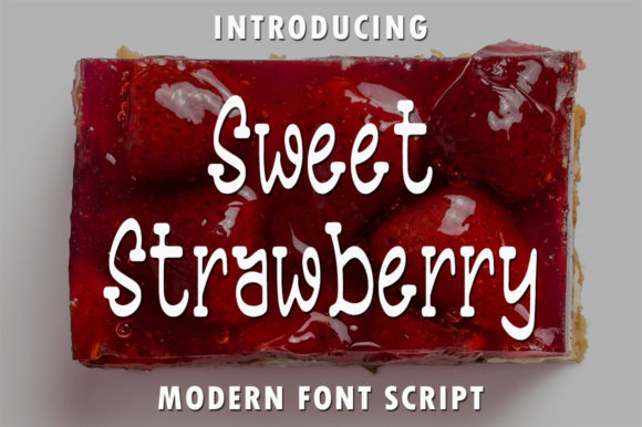 Sweet Strawberry: A Quirky Handwritten Font for Editors