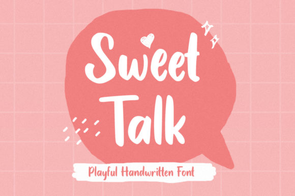 Sweet Talk: A Magical Handwritten Font for Crafters