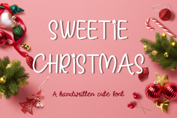 Sweetie Christmas: A Festive Handwritten Font for Editors