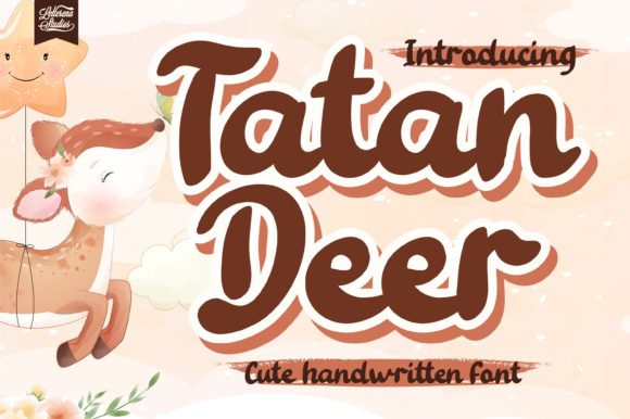 Tatan Deer: A Playful Handwritten Font for Campaigns