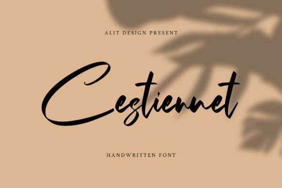 The Cestiennet: A Dainty Script Font for Makers