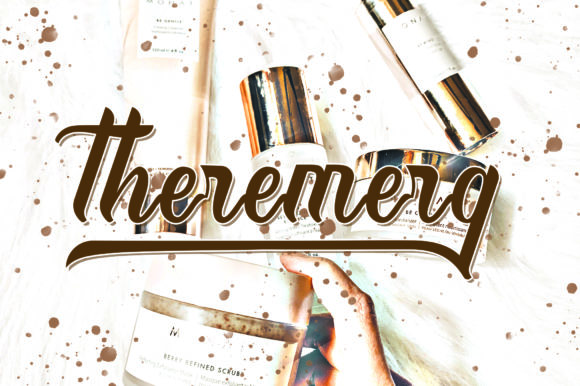 Themerq: A Romantic Handwritten Font for Editorial Design