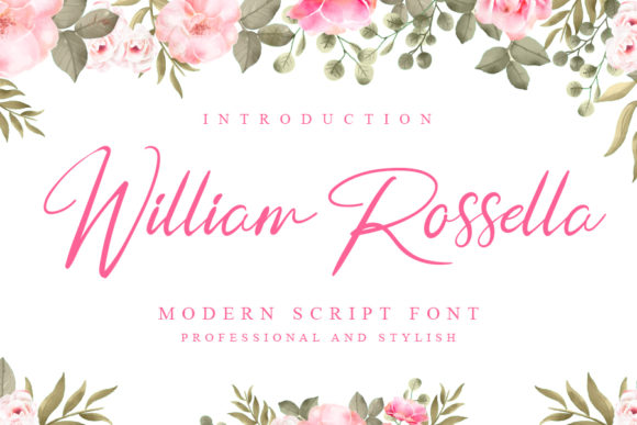 William Rossella: A Premium Script Font for Brands