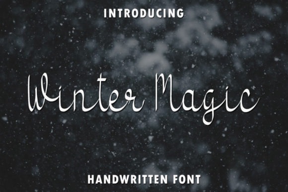 Winter Magic: An Elegant Script Font for Crafters