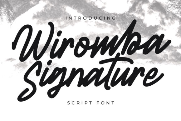 Wiromba: A Handwritten Font for Authentic Branding