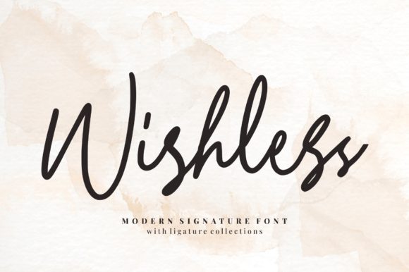 Wishless: A Handwritten Font for Modern Web Design