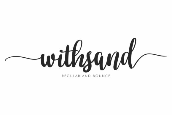 Withsand: A Bold Handwritten Font for Brand Identity